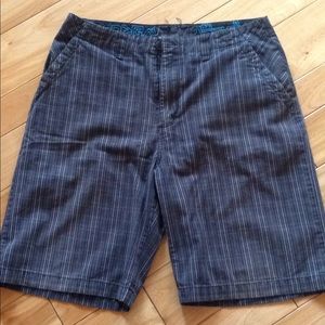 Men's Quicksilver Plaid Shorts SZ 34